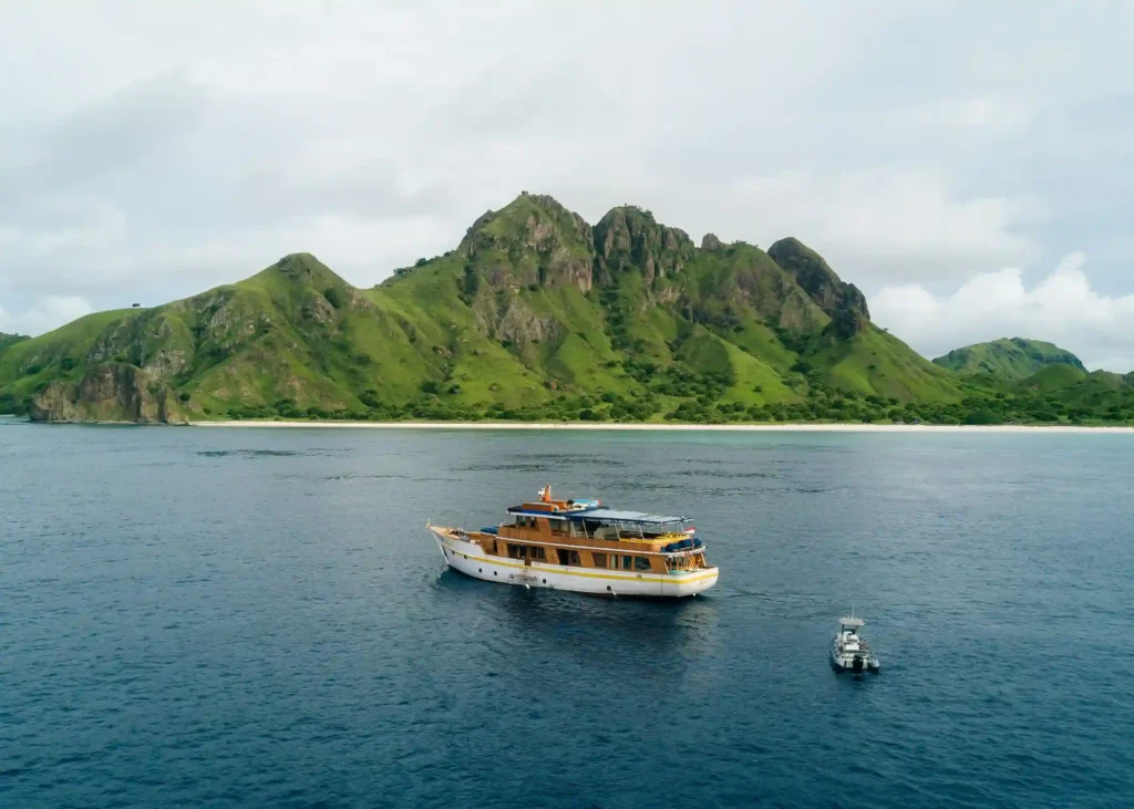 Sailing in Komodo Island