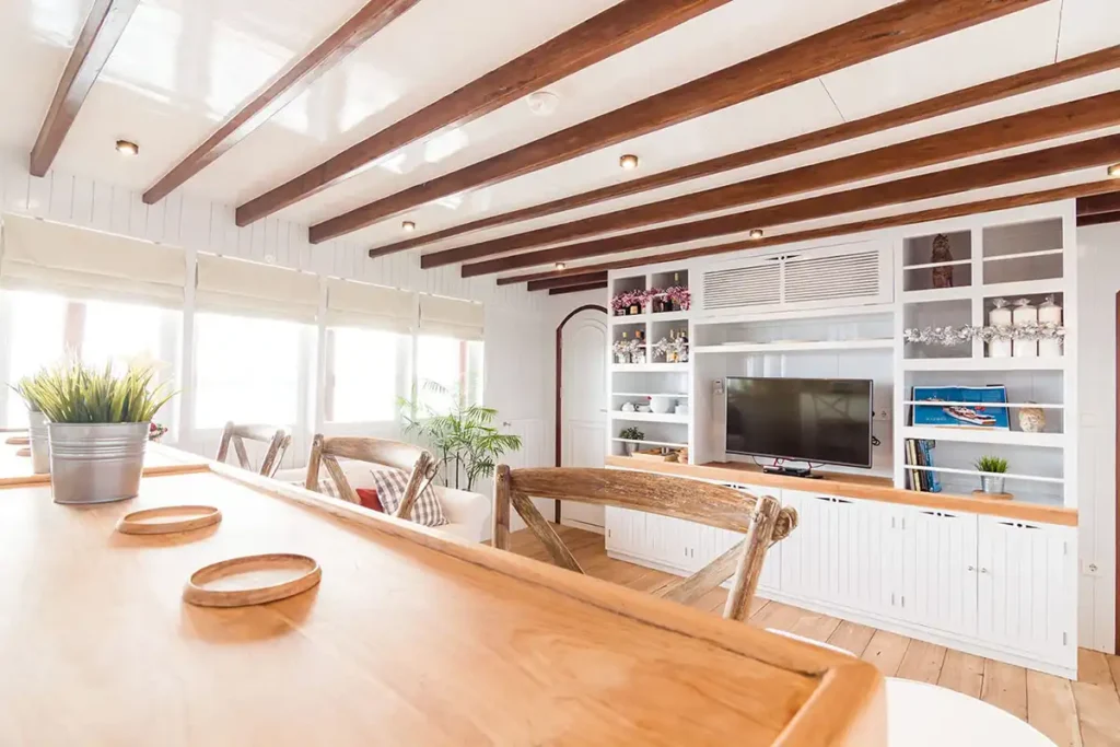 Indoor Lounge Area in Mischief - Komodo Luxury