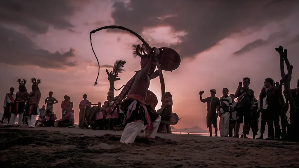 Penti Festival Caci Dance - source wikimedia