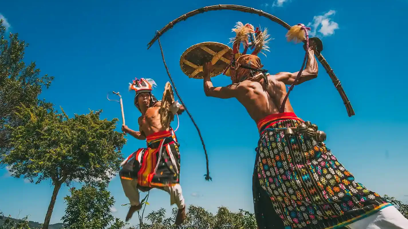 Penti Festival Caci Dance - source wikimedia commons