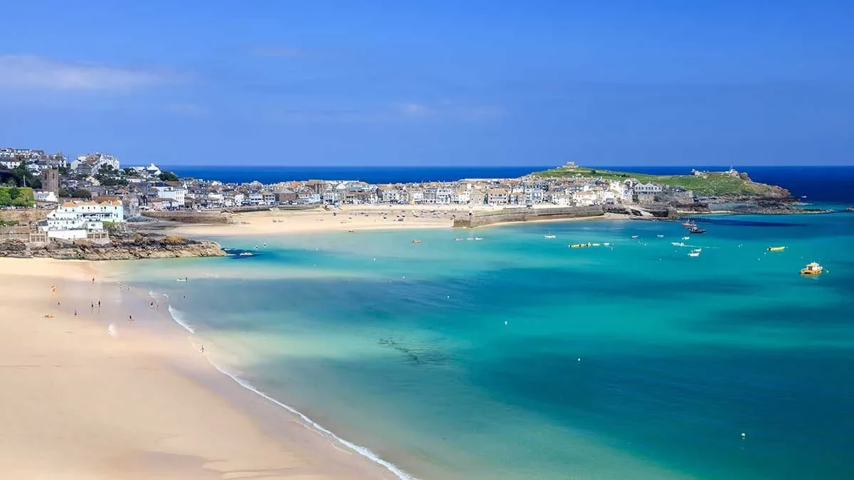 Porthminster Beach St Ives- source forevercornwall.co.uk