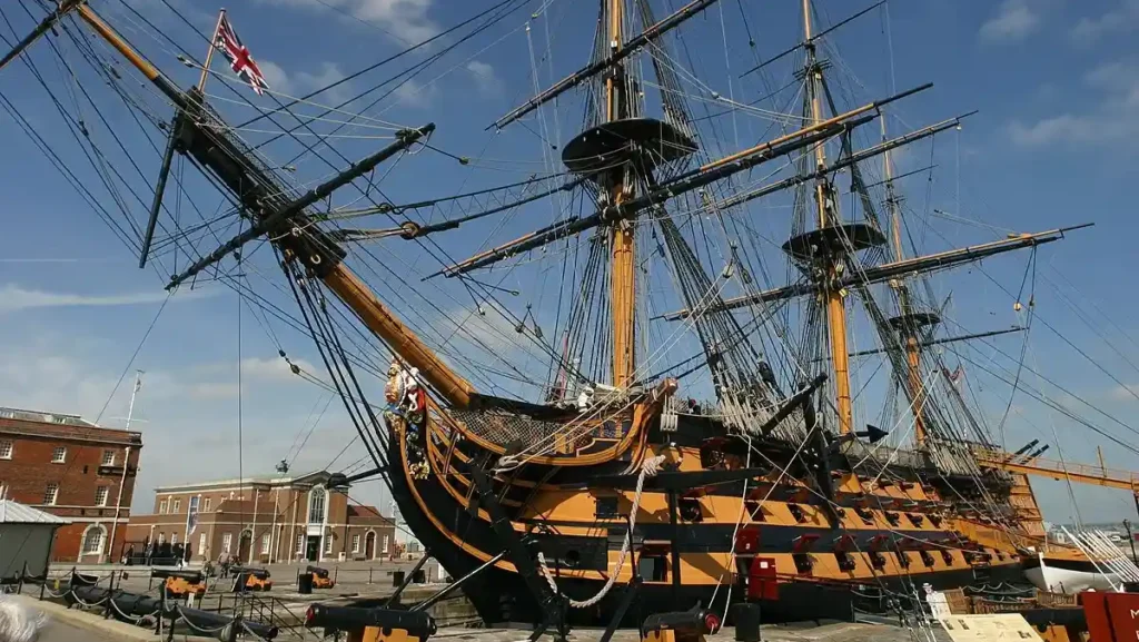 The HMS Victory in Porstmouth United Kingdom - source wikimedia commons