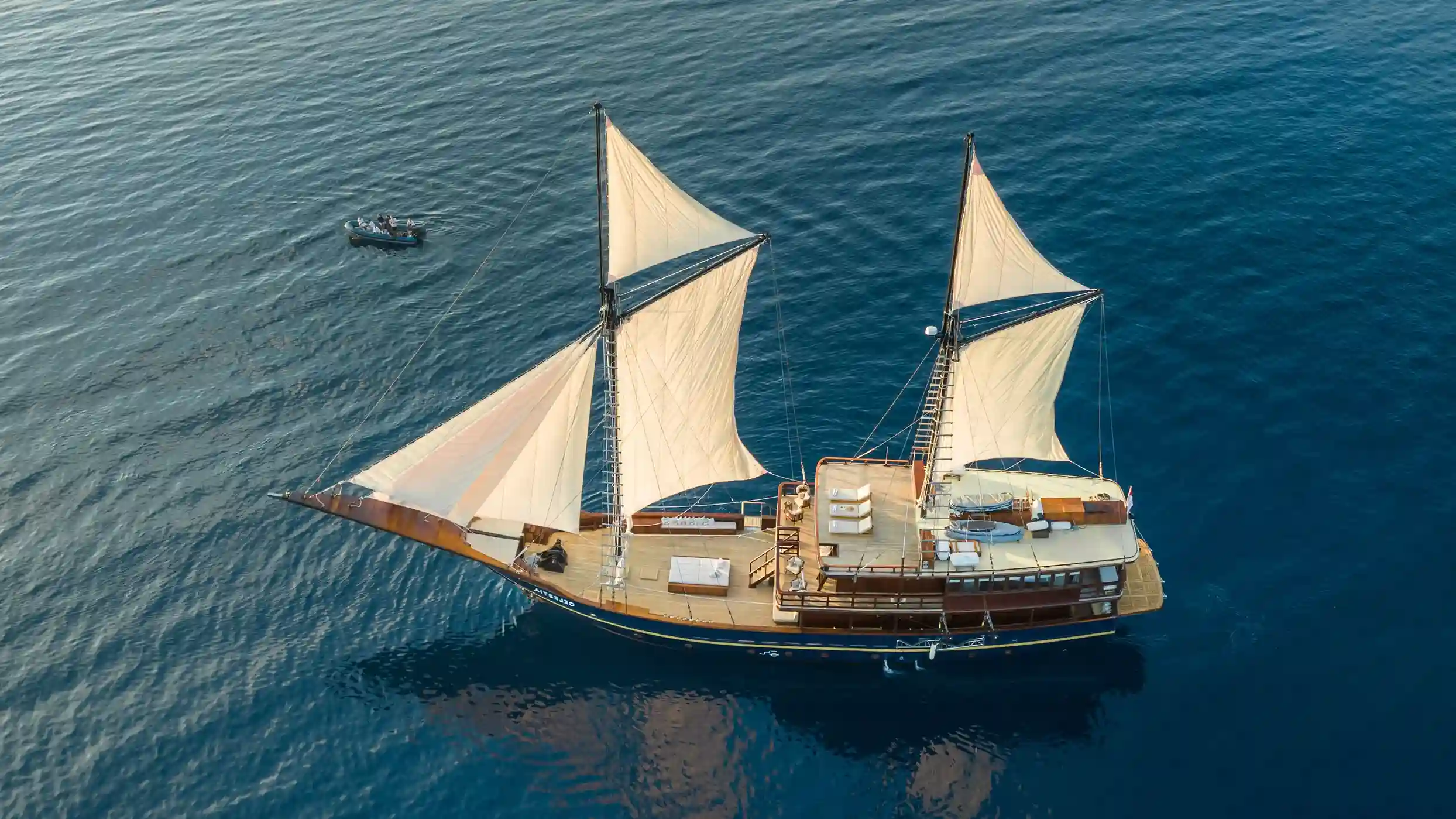 Celestia Yacht Cruise Phinisi Charter by Komodo Luxury