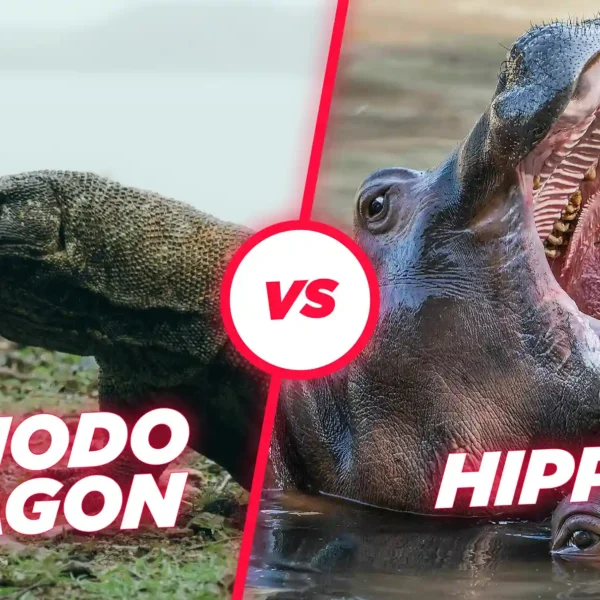 Komodo Dragon vs Hippo: A Battle of Giants in the Animal Kingdom