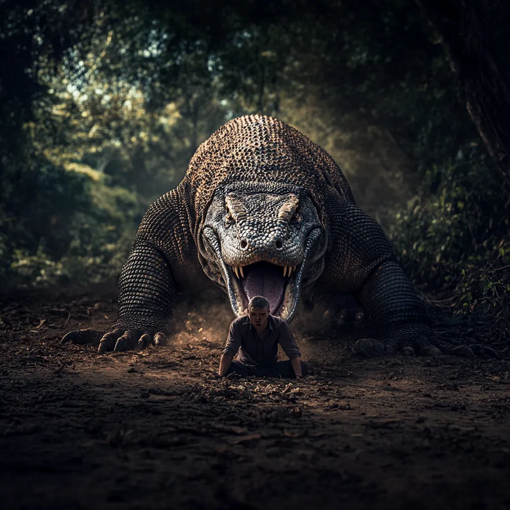 Can a Komodo dragon eat a whole human? | Illustration | Komodo Luxury