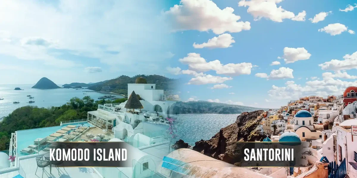 Feature Image Komodo Island vs Santorini | Komodo Luxury