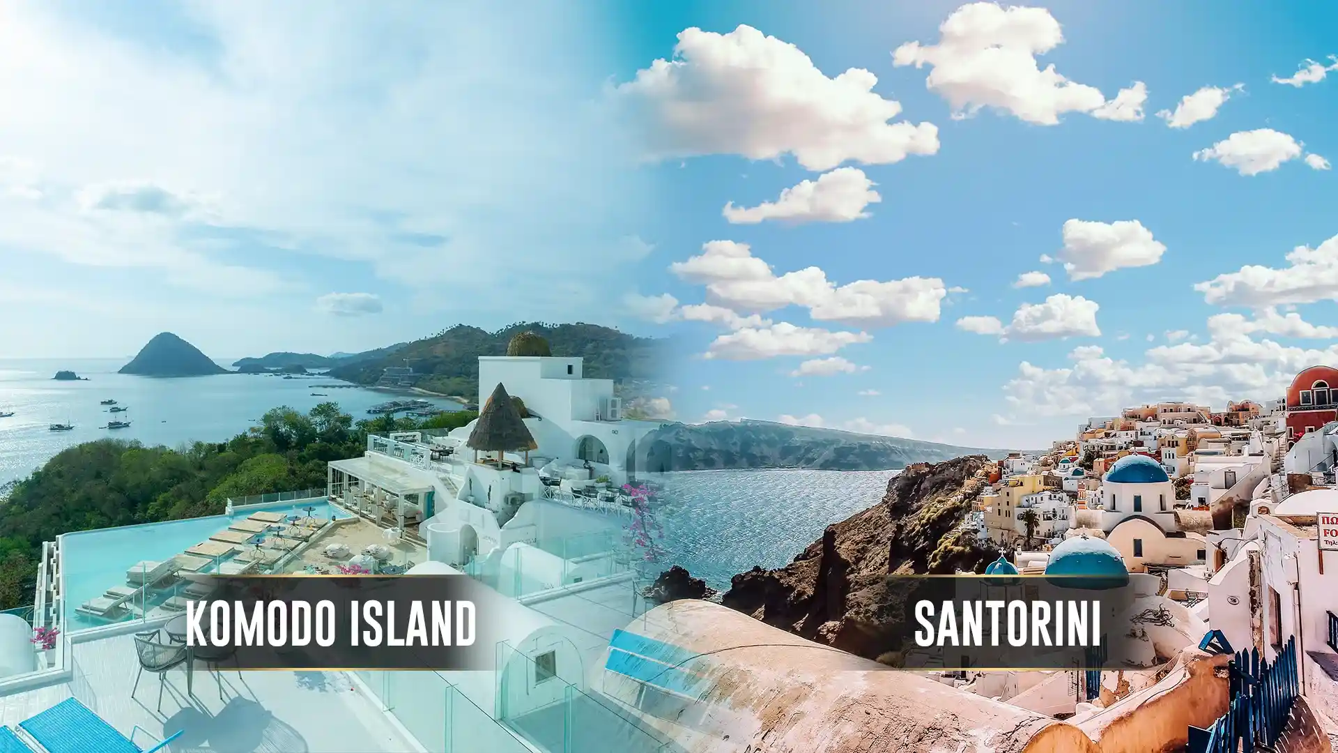 Feature Image Komodo Island vs Santorini | Komodo Luxury