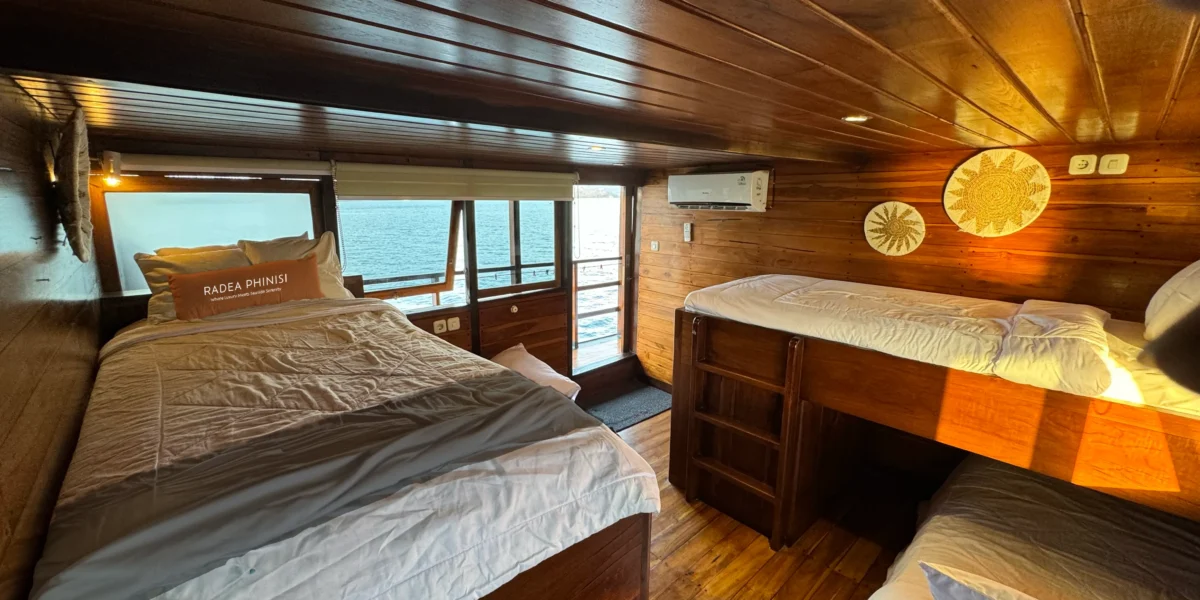 Family Cabin on Radea Cruise Voyage Phinisi | Komodo National Park | Komodo Luxury