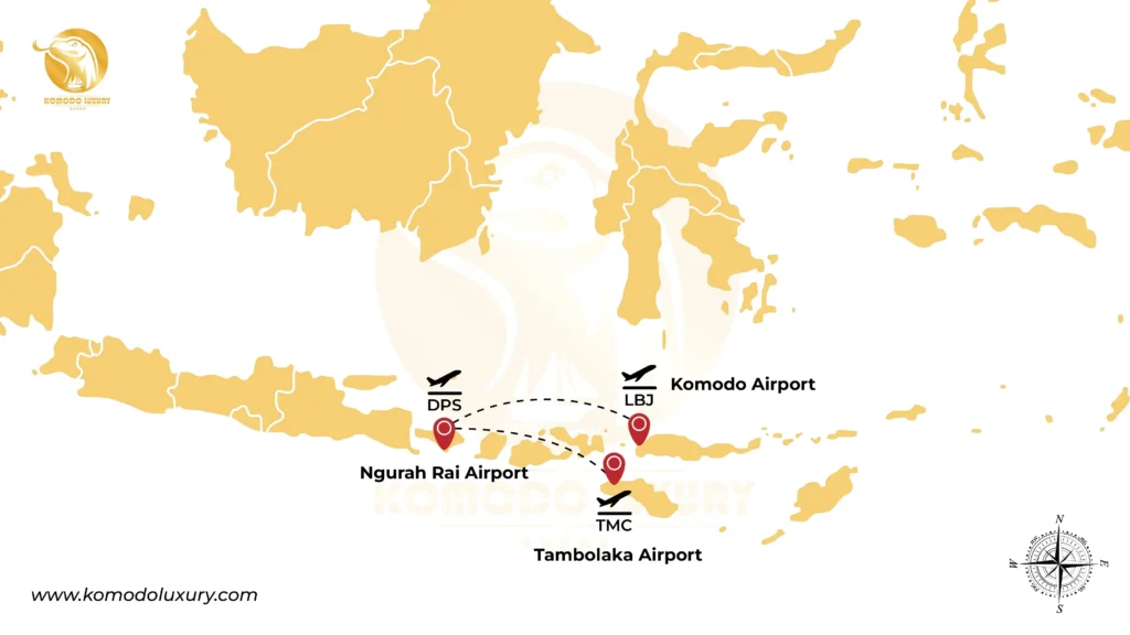 Komodo to Sumba | MAP | Komodo Luxury