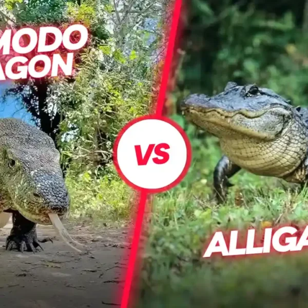 Komodo Dragon vs. Alligator: Clash of the Giant Reptiles