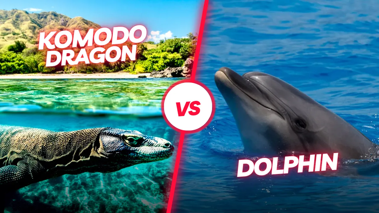 Komodo dragon vs Dolphin | Komodo Luxury