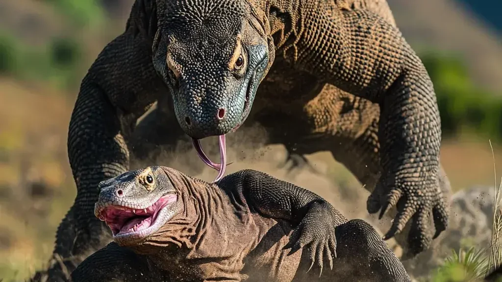 Monitor Lizard vs Komodo Dragon - KomodoLuxury